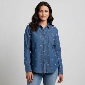 Denim Button Down Shirt